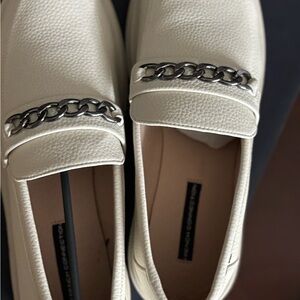 French Connection Tatiana Loafers with Buckle Detail